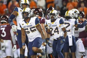 Jacolby Spells' pick-6 pushes WVU past Virginia Tech 33-10 to keep Black Diamond Trophy